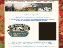 Tablet Screenshot of braggfarm.com